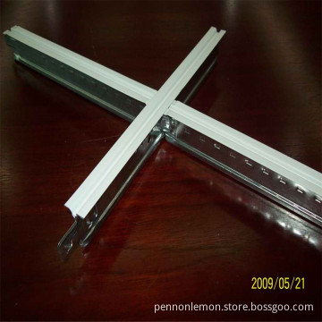 suspended t grid for false ceiling system and PVC ceiling